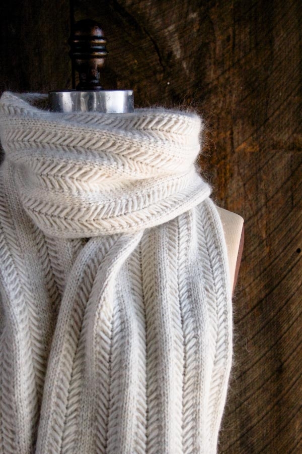 Вязание шарфа спицами: схемы и описание