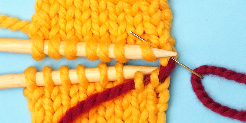 Древняя техника вязания одной иглой