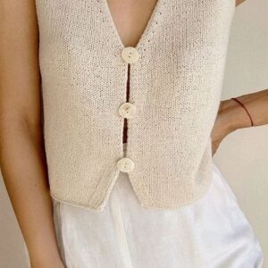 Жилет Claire Vest (Kлэр Жилет) спицами