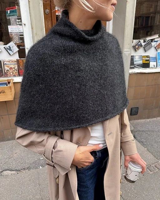 Накидка шарф Ivy Cape (Накидка из Плюща) спицами Накидка шарф Ivy Cape (Накидка из Плюща) спицами — изображение 2